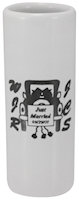 Ceramic Mugs: 3oz White Ceramic Shooter Cordial
